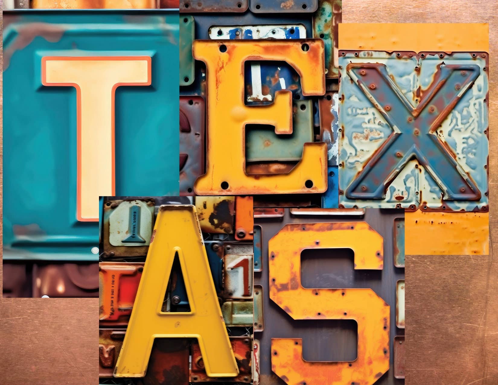 Piles of Postcards - Wholesale Postcard - Texas License Plate Postcard0