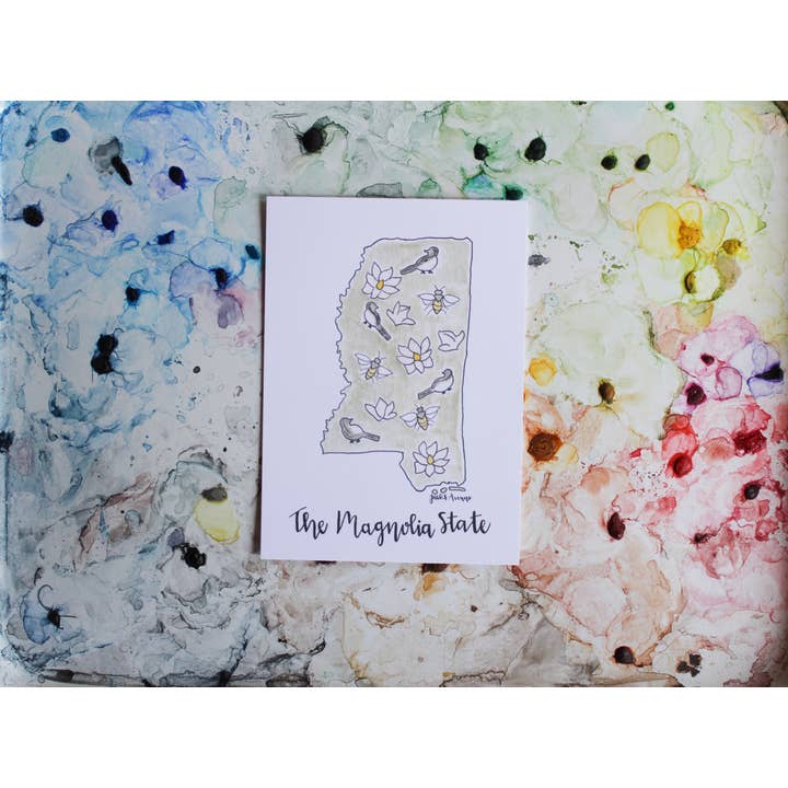 Mississippi Magnolia State Outline for wholesale by Jacks Avenue