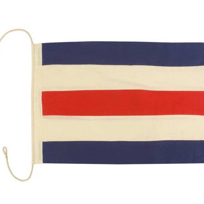 Hampton Nautical - Vente Drapeaux - Drapeau de l'alphabet nautique en tissu lettre C 20"