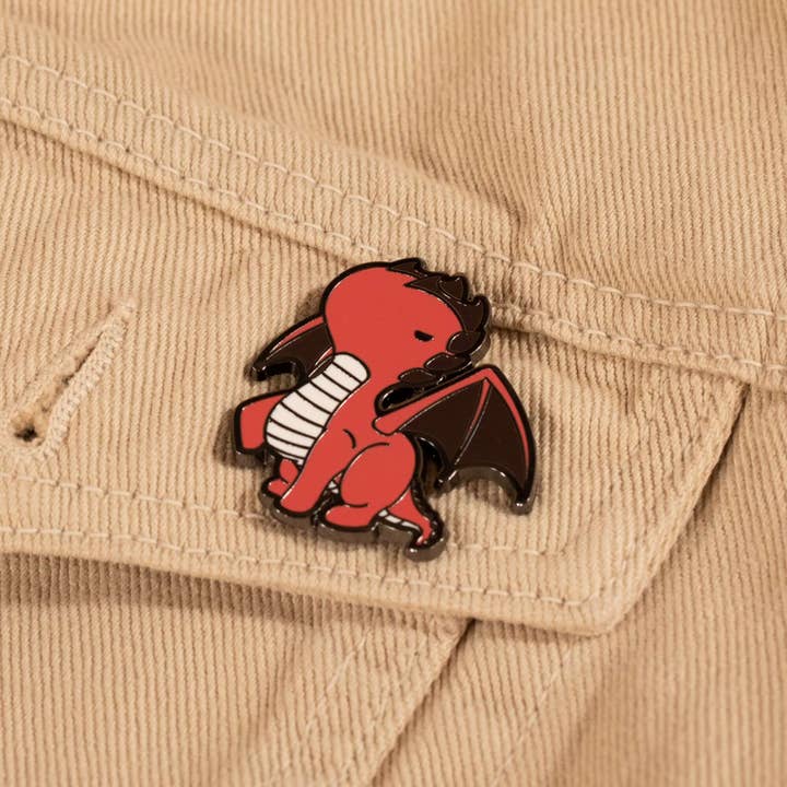 Bellzi - Wholesale Lapel Pin/Button - Draggi Enamel Pin - Confident4