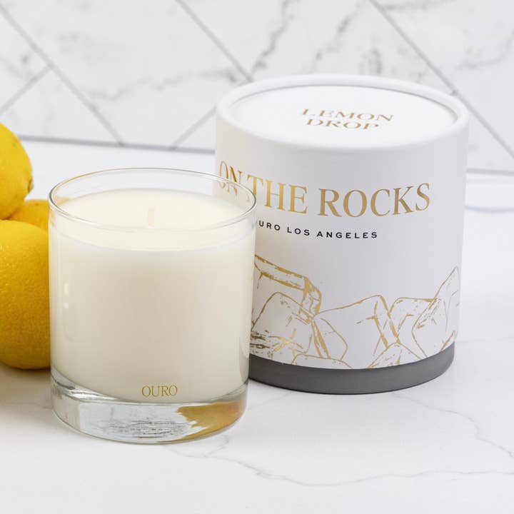 Velas de prueba On the Rocks de 9 onzas para venta al por mayor de OURO Los Angeles