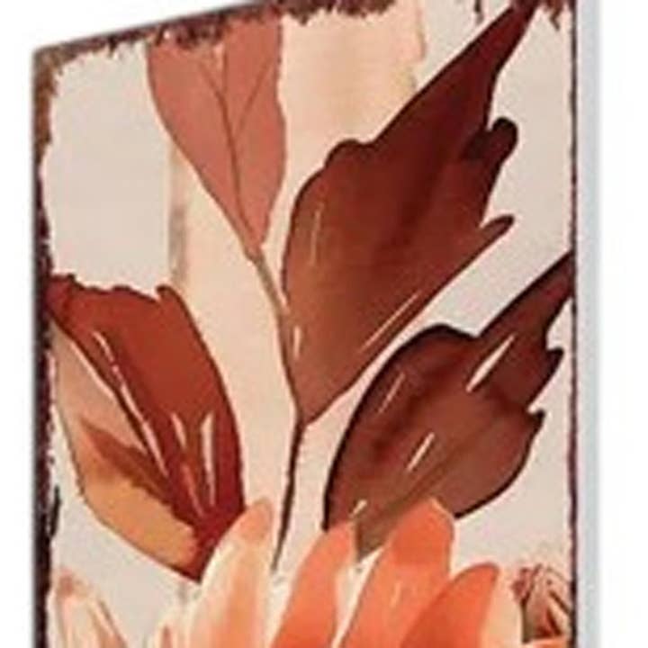 HomeRoots - Wholesale Garden Tool - 42" White Orange And Brown Solid Wood Floral Bouquet Garden Stake3