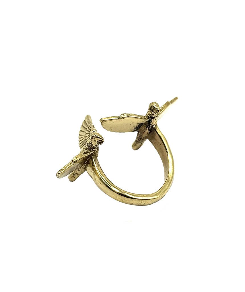 Urbiana – wholesale Multi-finger ring – Dual Bird Ring7