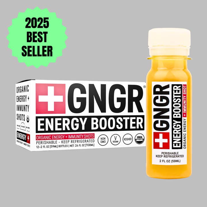 Energy Booster Shot: Nootropic Ginger & Turmeric Drink for wholesale by GNGR Labs