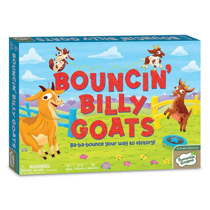 Bouncing Billy Goats for wholesale by MindWare & Peaceable Kingdom