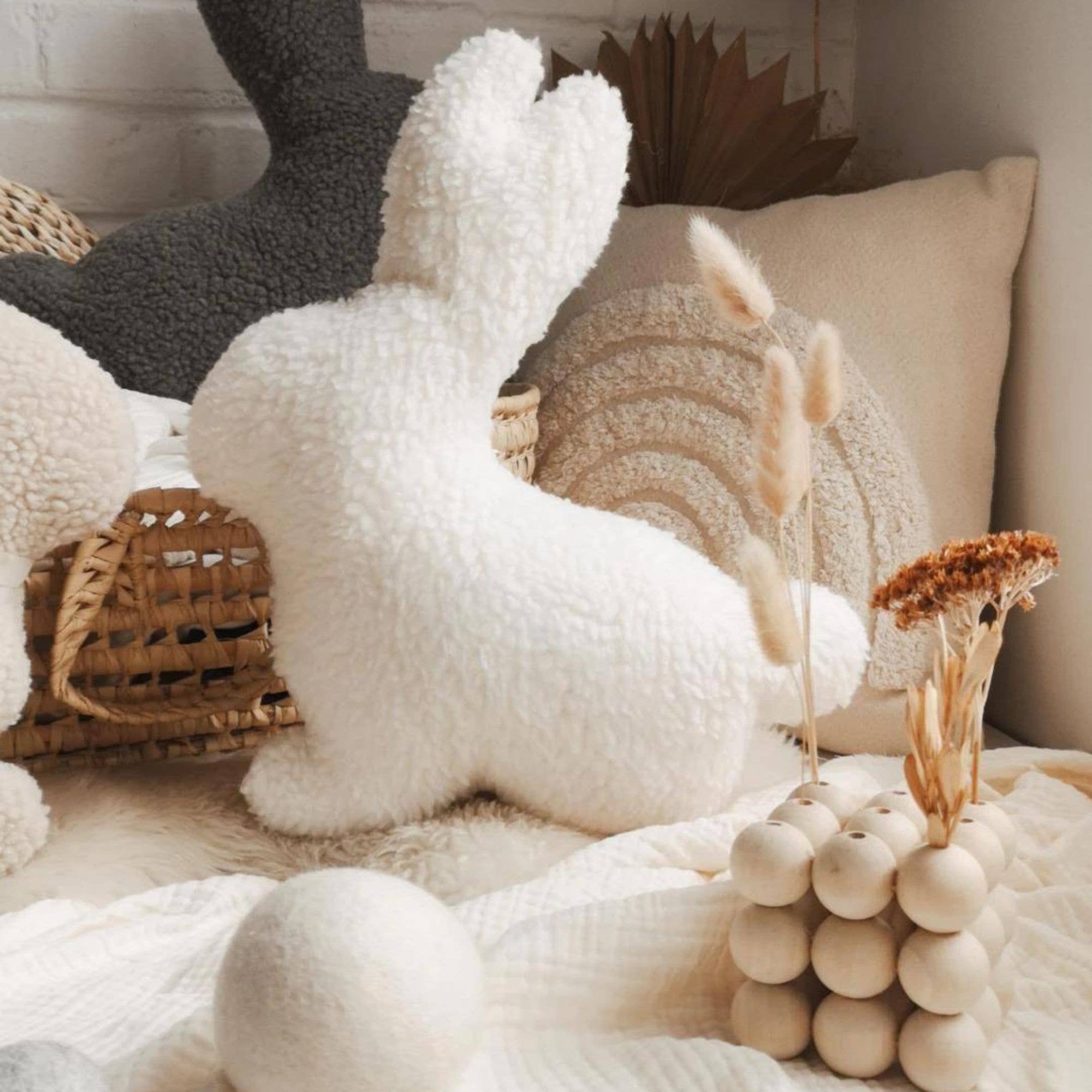 The Butter Flying - Vente Coussin décoratif - Coussin Lapin de Pâques - 4 Couleurs12