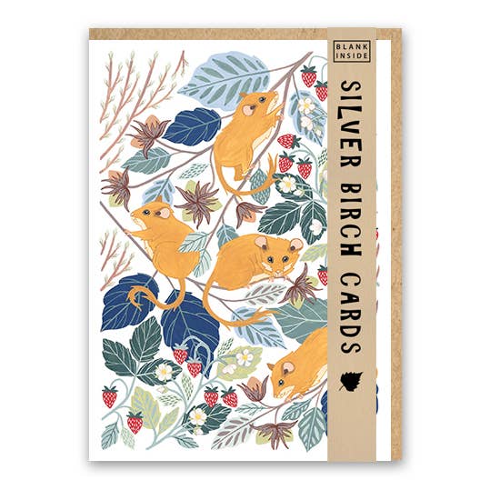 Silver Birch Cards - Wholesale Everyday Greeting Card - Blank Greeting Card "Hazel Dormice"2