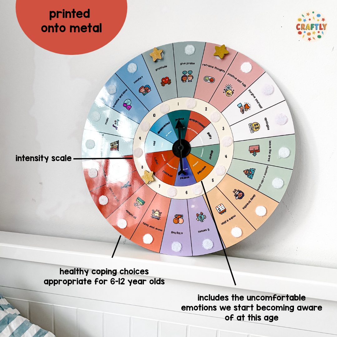 Craftly Ltd – wholesale Classic toy – Kids – Emotions and Coping Wheel for 6 Years +0