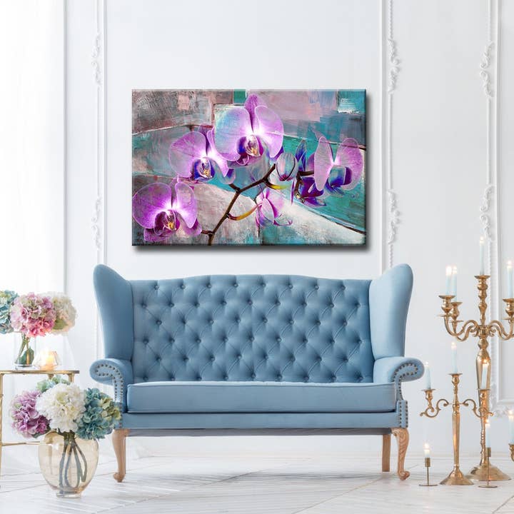 Lienzo decorativo de pétalos pintados XIX' para venta al por mayor de Ready2hangart, Inc.