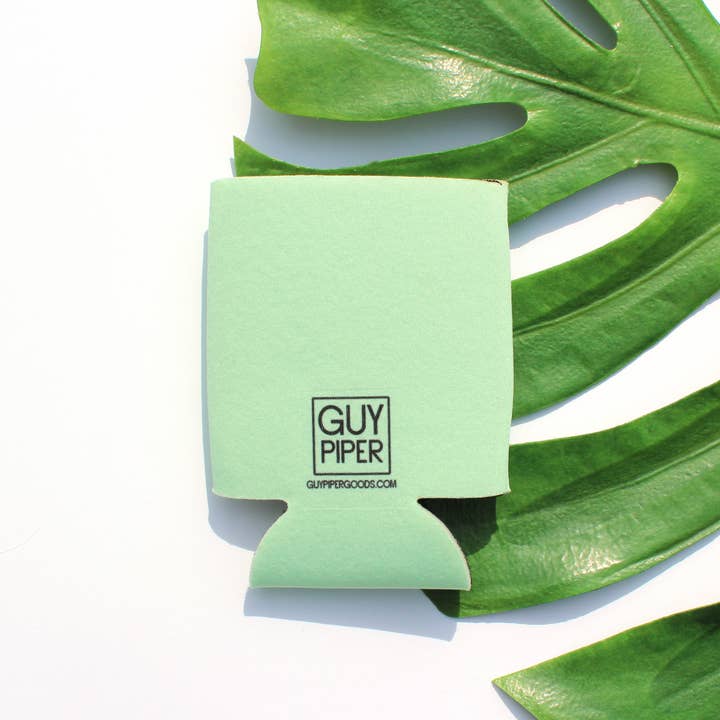 Guy Piper Handmade - Wholesale Drink Huggers & Koozies - Mint Blanche Devereaux Beverage Cooler1