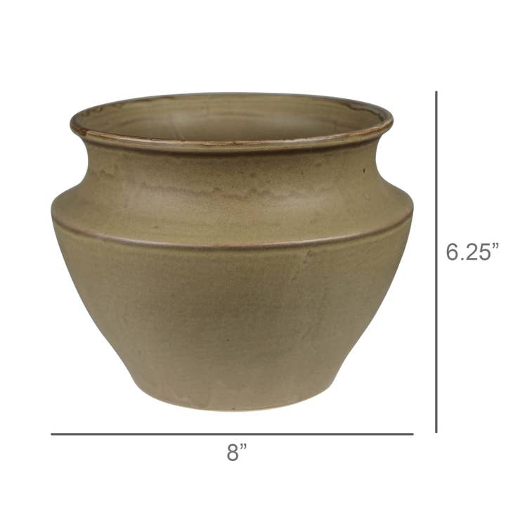 HomArt - Wholesale Plant Pot - Addison Pot, Ceramic, Putty - Lrg1
