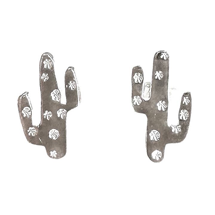 Saguaro Cactus Studs for wholesale by Julie Godsey Jewelry