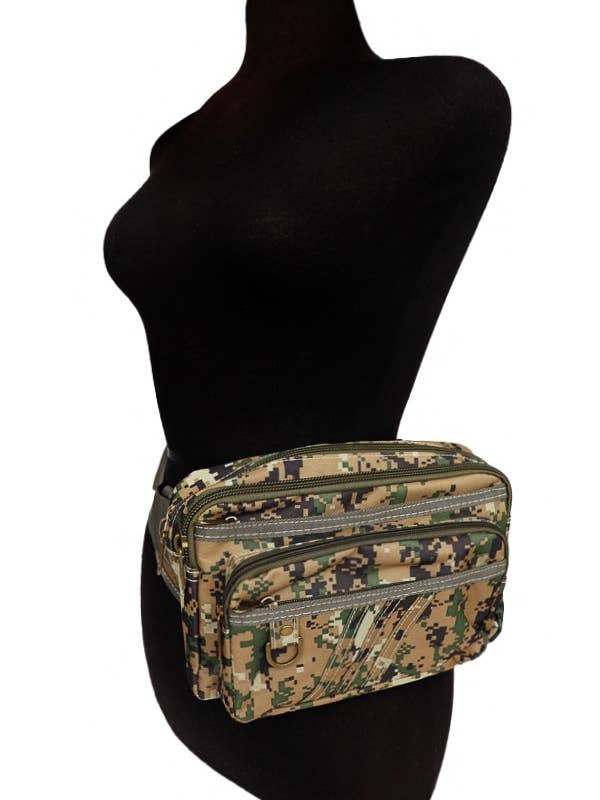 Zippered Pouch Heavy Duty Nylon Fanny Pack for wholesale by Cap Zone