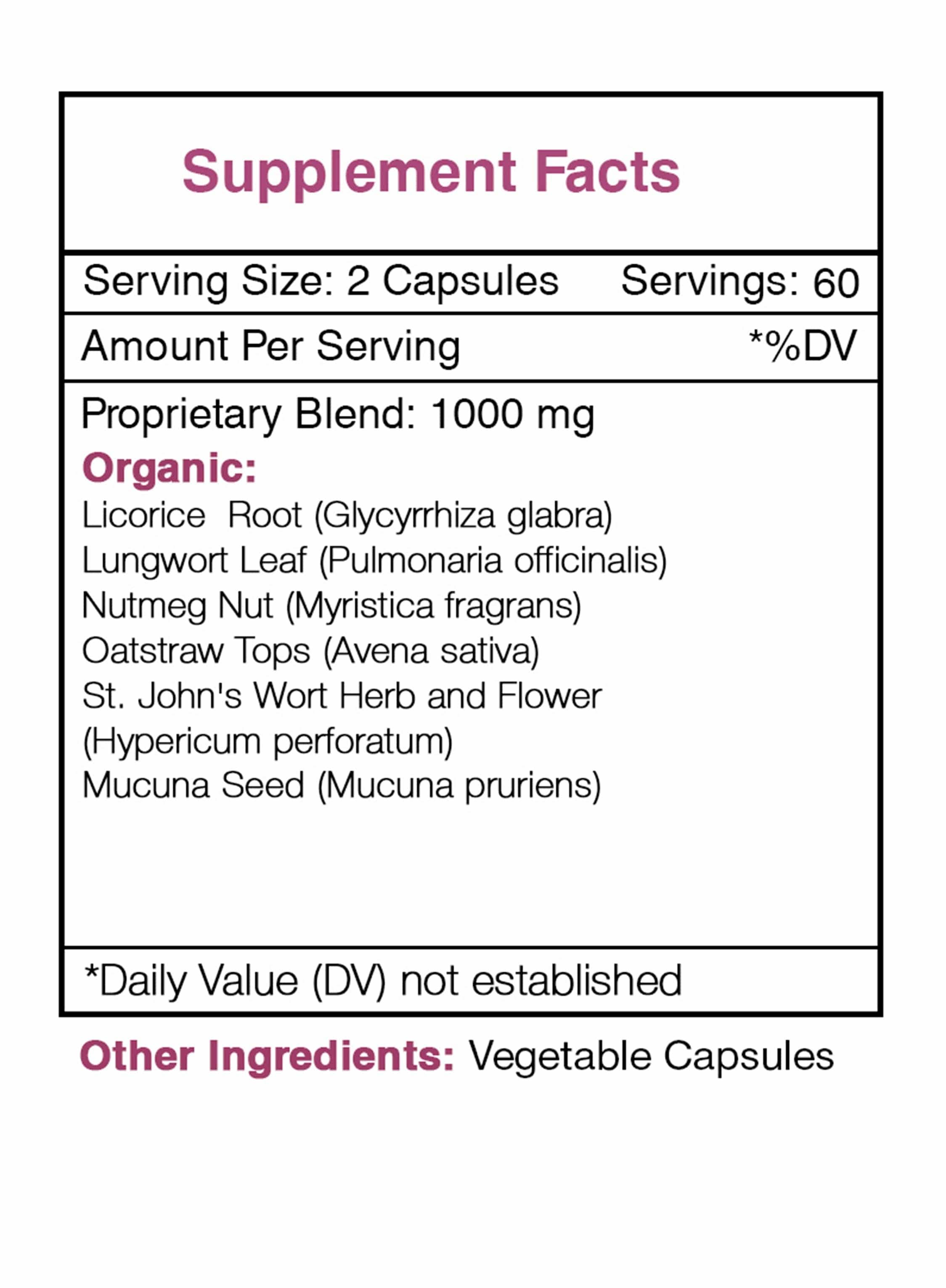 Secrets Of The Tribe - Wholesale Oral Supplement/Vitamin - Quit Secret Capsules. Nicotine Withdrawal Support1