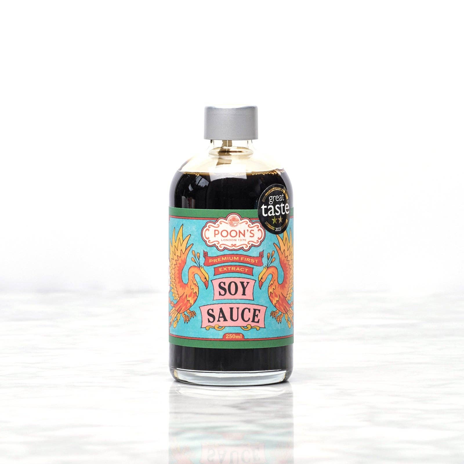 Poon's London – wholesale Sauce – 1 Case of Premium First Extract Soy Sauce - 6 x 250ml bottle10