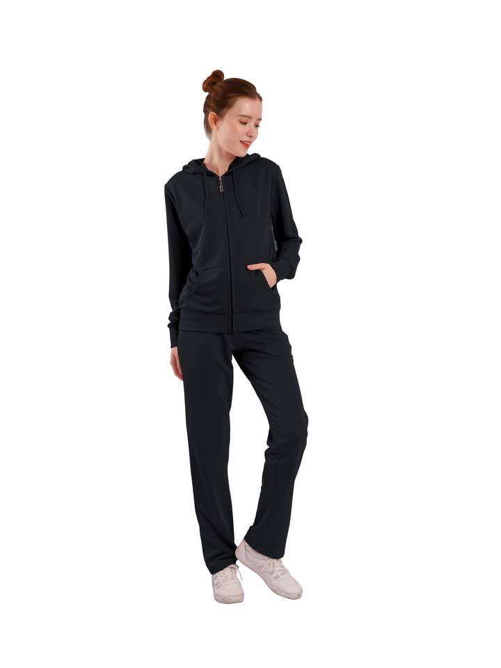LeeHanTon - Wholesale Lounge Set - Women's - LeeHanTon Ladies 2PC Casual Solid Color Set