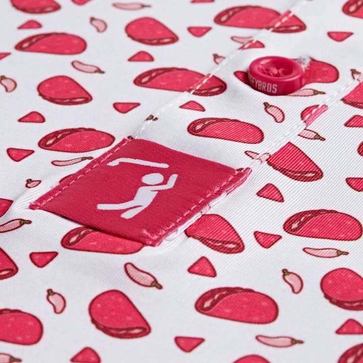 Bogey Bros Golf Co - Wholesale Polo - Men's - Pink Taco - Polo3