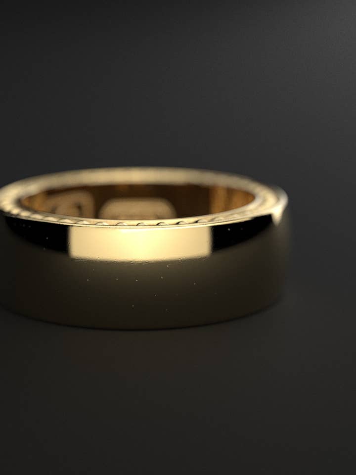 Raw Pyramid Ring voor wholesale door Seekers Men's Jewelry