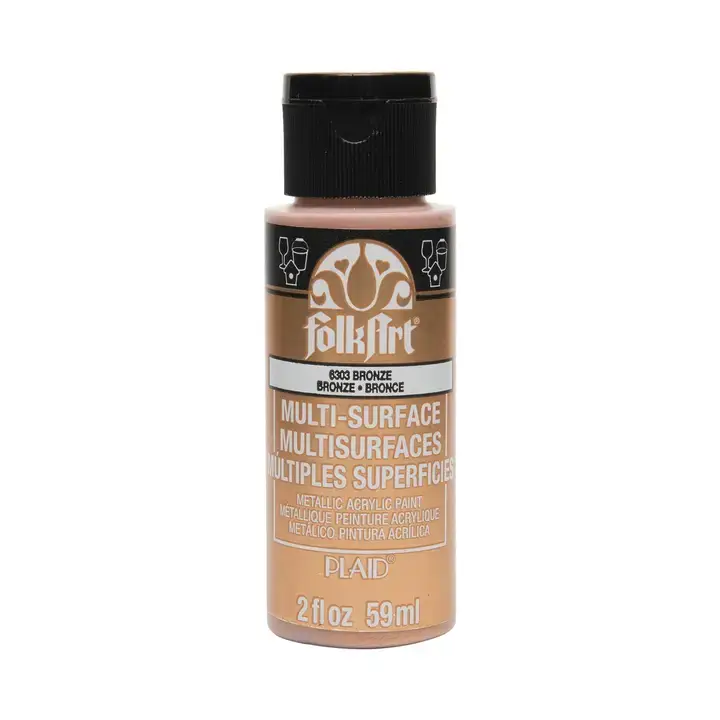 Plaid Crafts - Wholesale Craft Supplies - FolkArt Multi-Surface Metallic Paint 2oz14