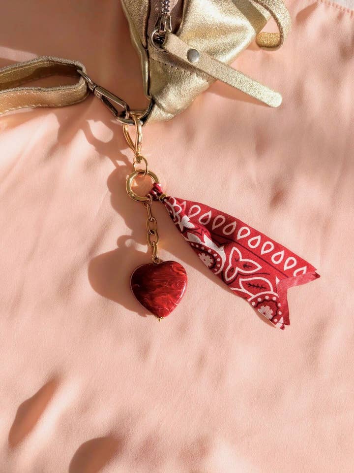Bag charm & keychain – LOVE for wholesale by L'Atelier d'Artémis
