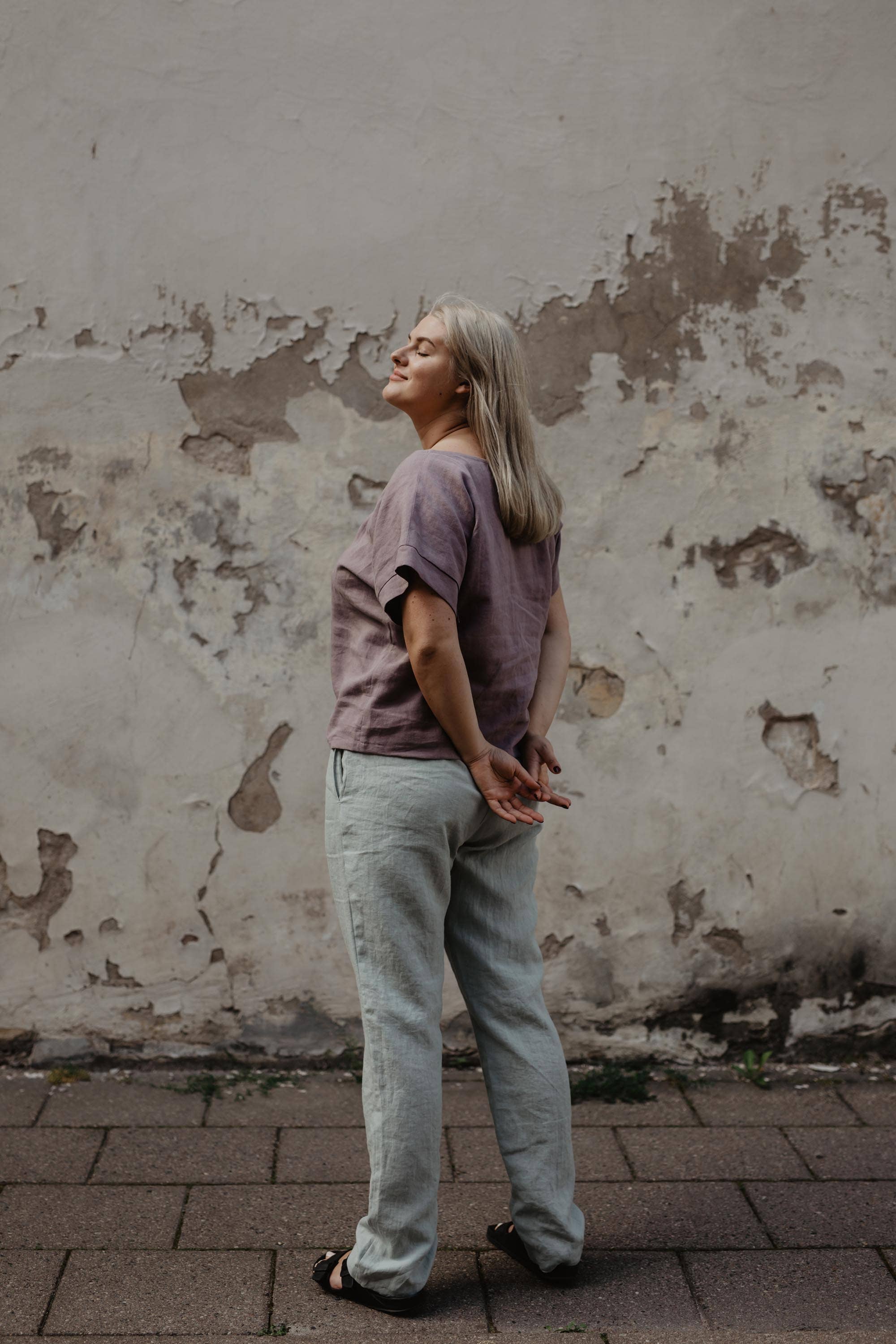 AmourLinen - Wholesale T-Shirt - Women's - Linen top Porto6