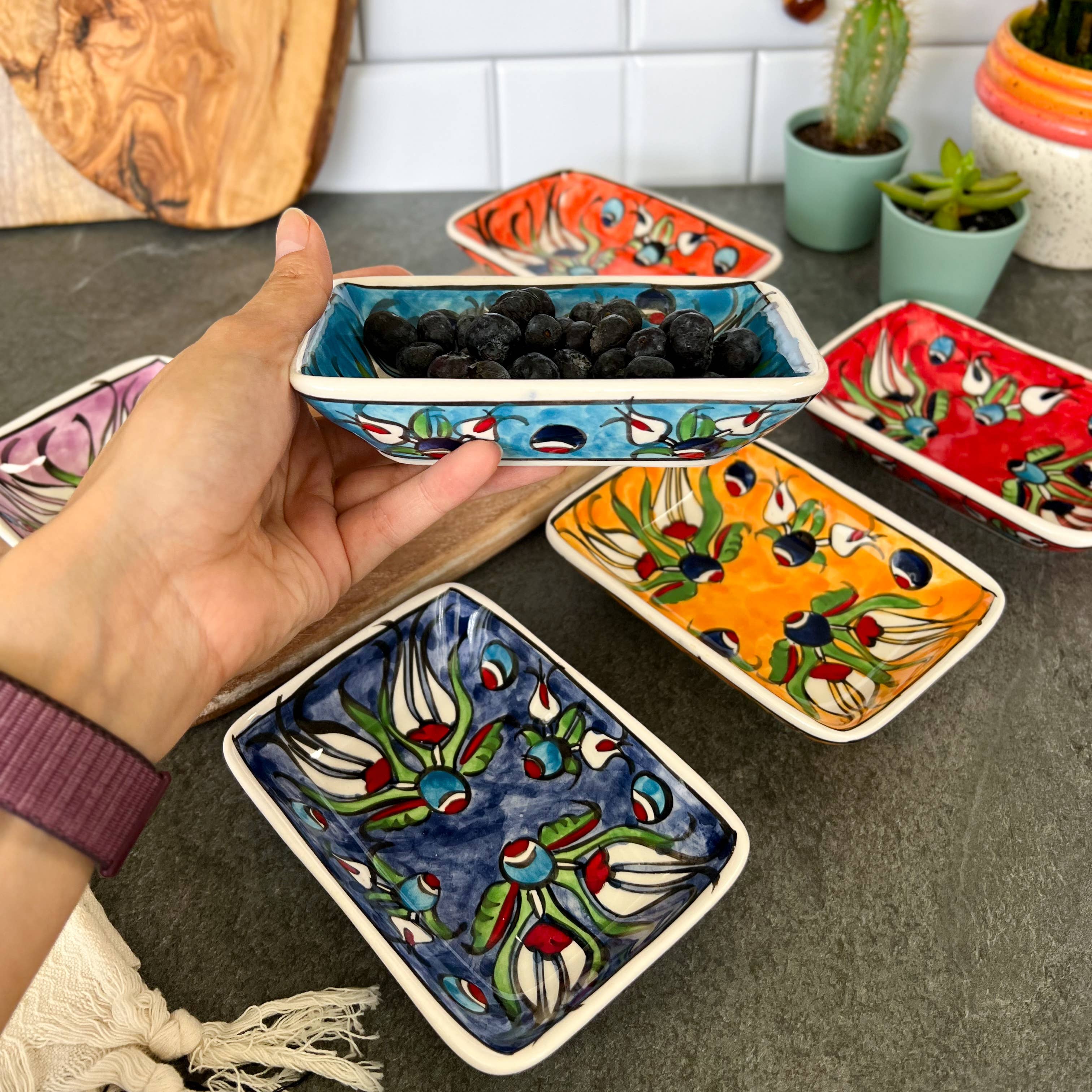 Umays Boho – wholesale Decorative plate/dish/bowl – Handmade Tapas Bowl, Serving Set, Mezze Plate, Pinch Bowl6