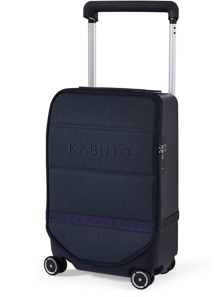 ROVER: Smart Essential 4 ruote bagaglio a mano blu scuro argento per la vendita all'ingrosso da parte di Kabuto