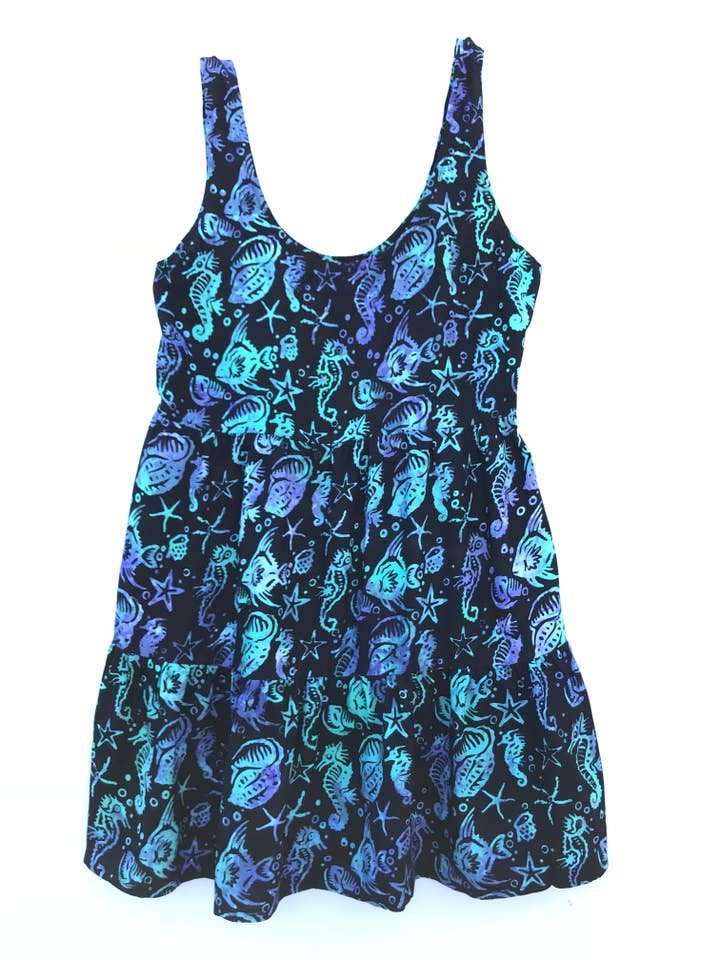 Kuta strandjurk - Lagoon voor wholesale door Rum Reggae Clothing