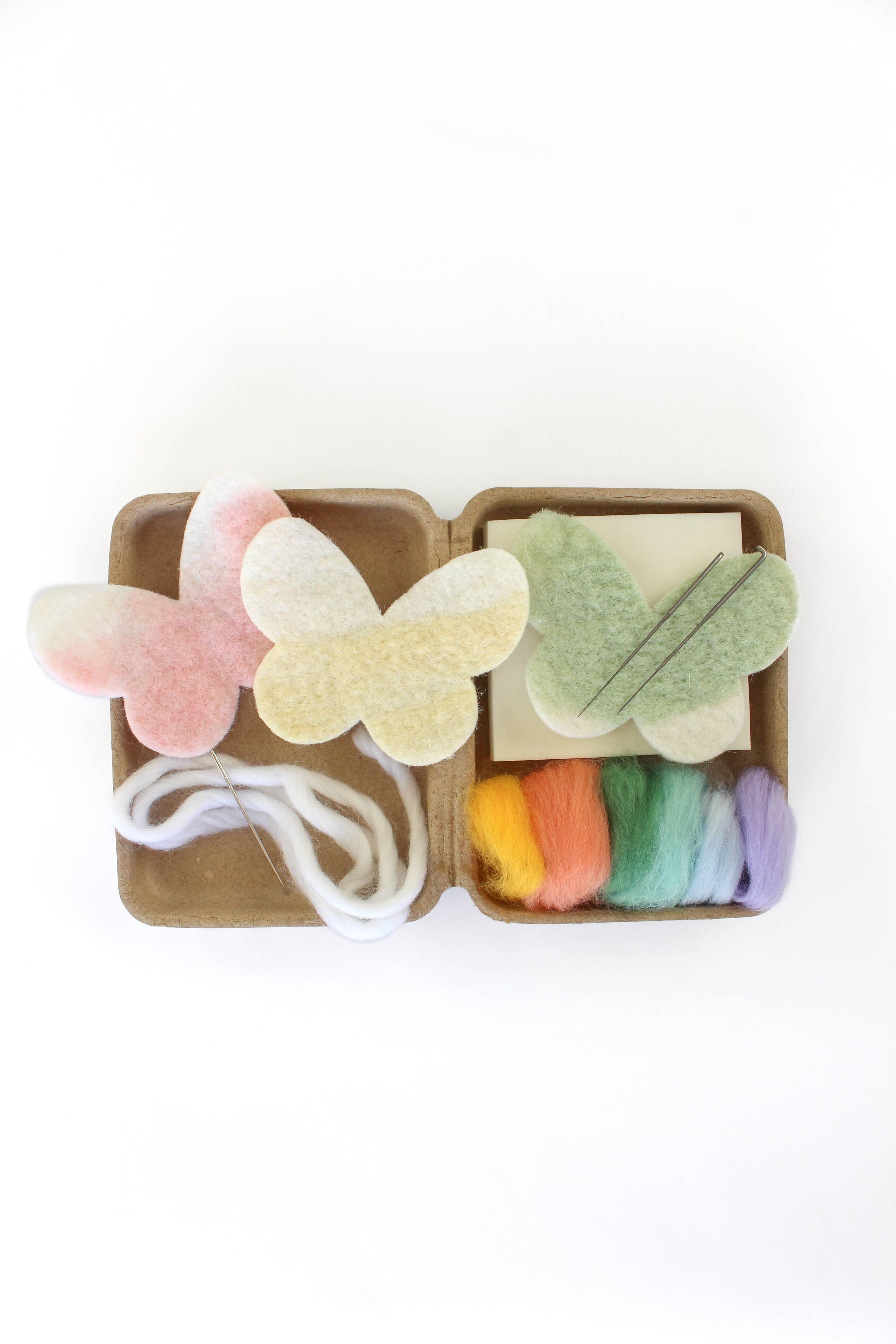 Sheep Creek Studio - Wholesale DIY Craft Kit - Mini Butterfly Felting Craft Kit2