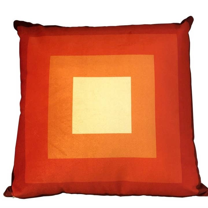 Geometric Pattern Print Velvet Pillow for wholesale by Magic Hill - Mercantile