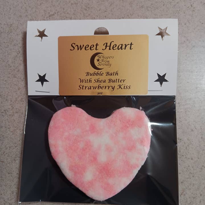 Bubble Bath Sweetheart With Shea Butter Strawberry Kiss for wholesale by Whispers From Serenity