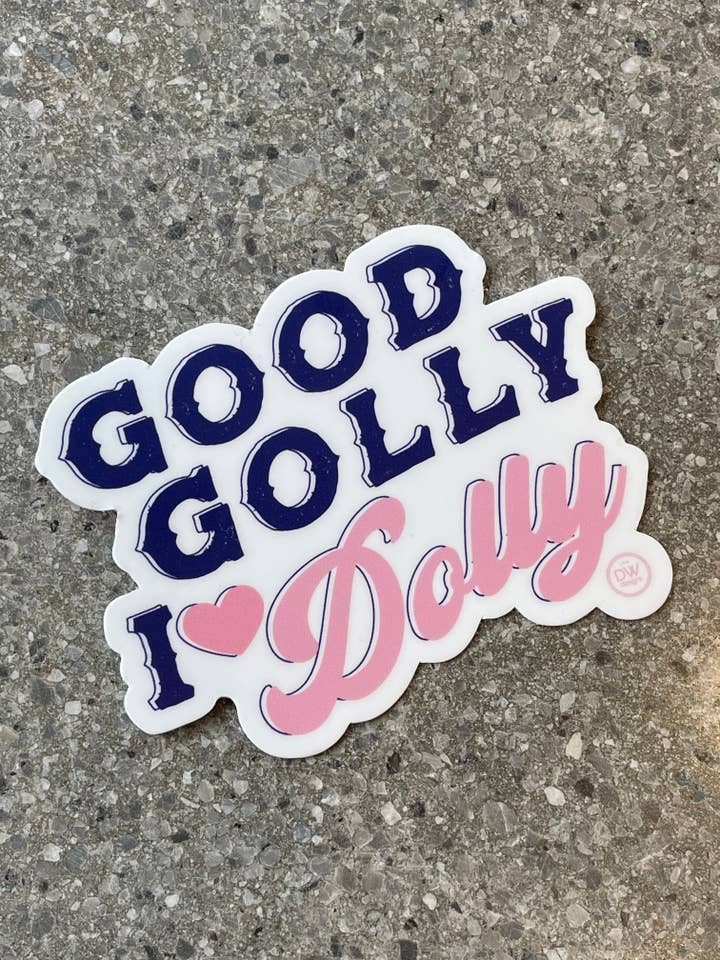 The Golly Dolly Sticker for wholesale by The DW Designs