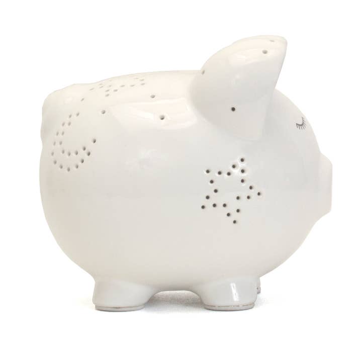 Child To Cherish® - Wholesale Money/Piggy Bank - Kids & Baby - White Night Light Piggy Bank2