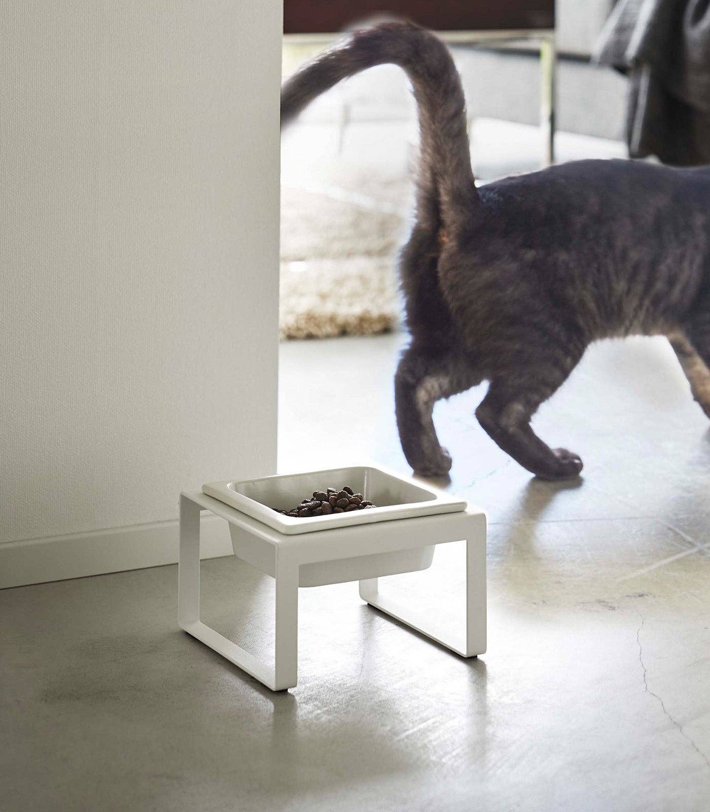 Yamazaki Home - Wholesale Pet Bowl - Cat/Dog - Single Pet Food Bowl - Two Styles - Steel + Ceramic10