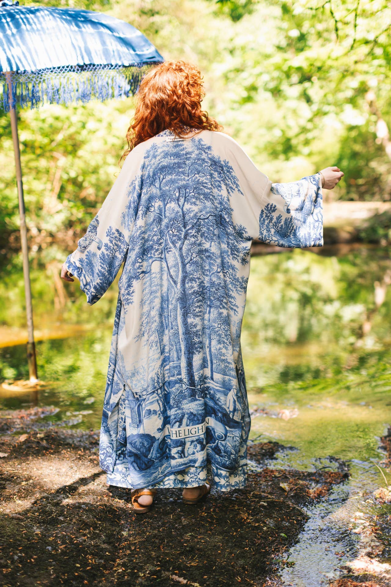 Market of Stars (Worldwide) - Wholesale Kimono - Women's - Let The Light In Opera Duster Kimono Robe w/ Delft16