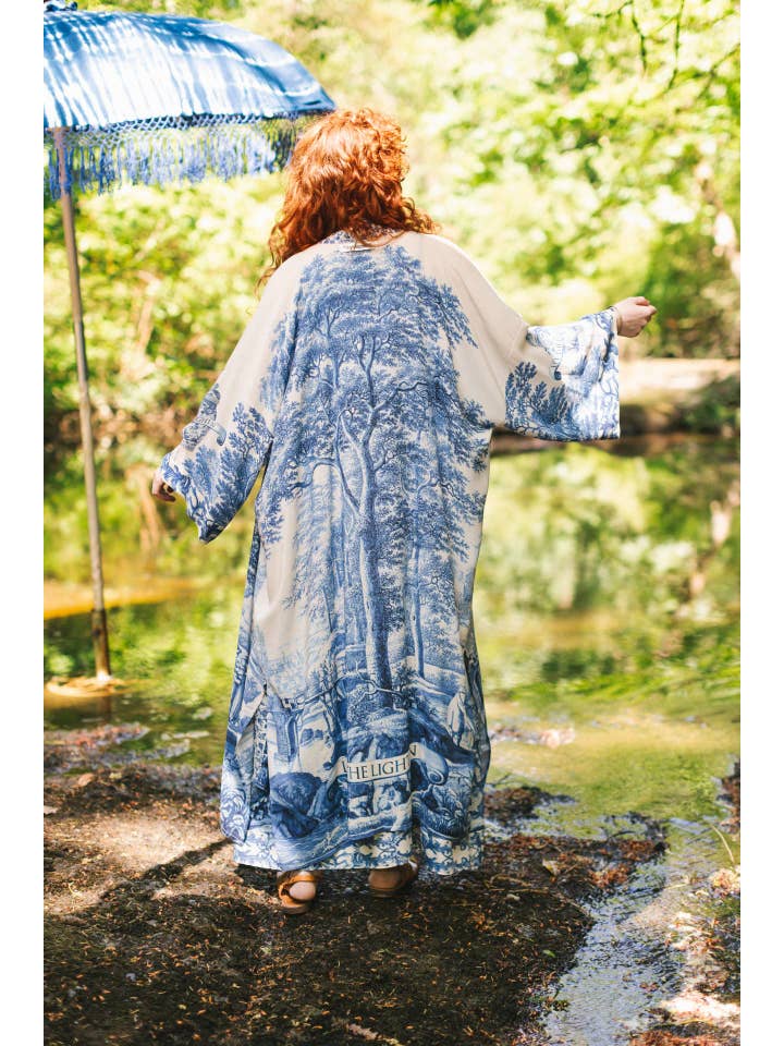 Market of Stars (Worldwide) - Wholesale Kimono - Women's - Let The Light In Opera Duster Kimono Robe w/ Delft16