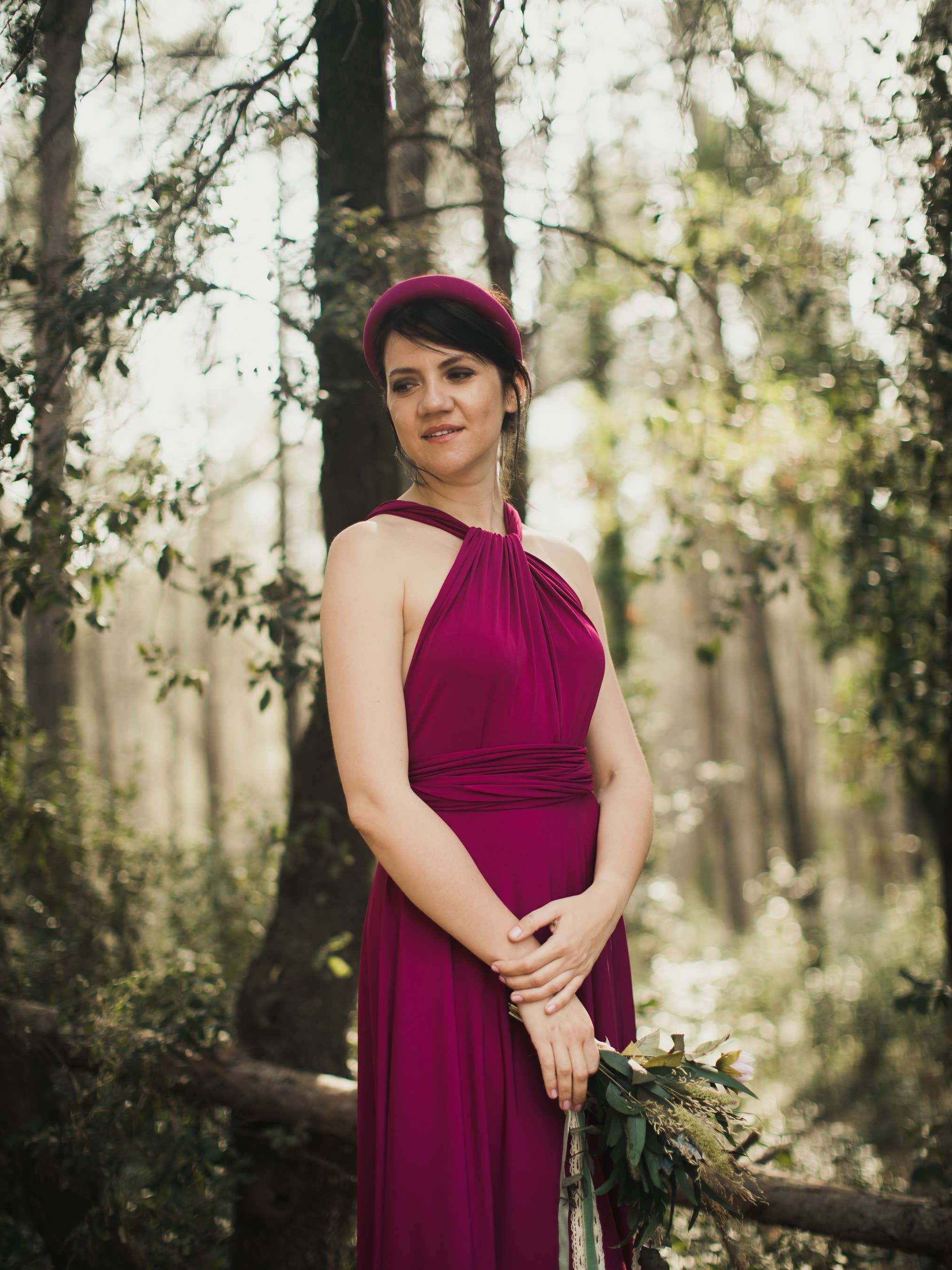 CEYLAN BCN - Vente Robe de soirée – femme - Robe longue Orchid1