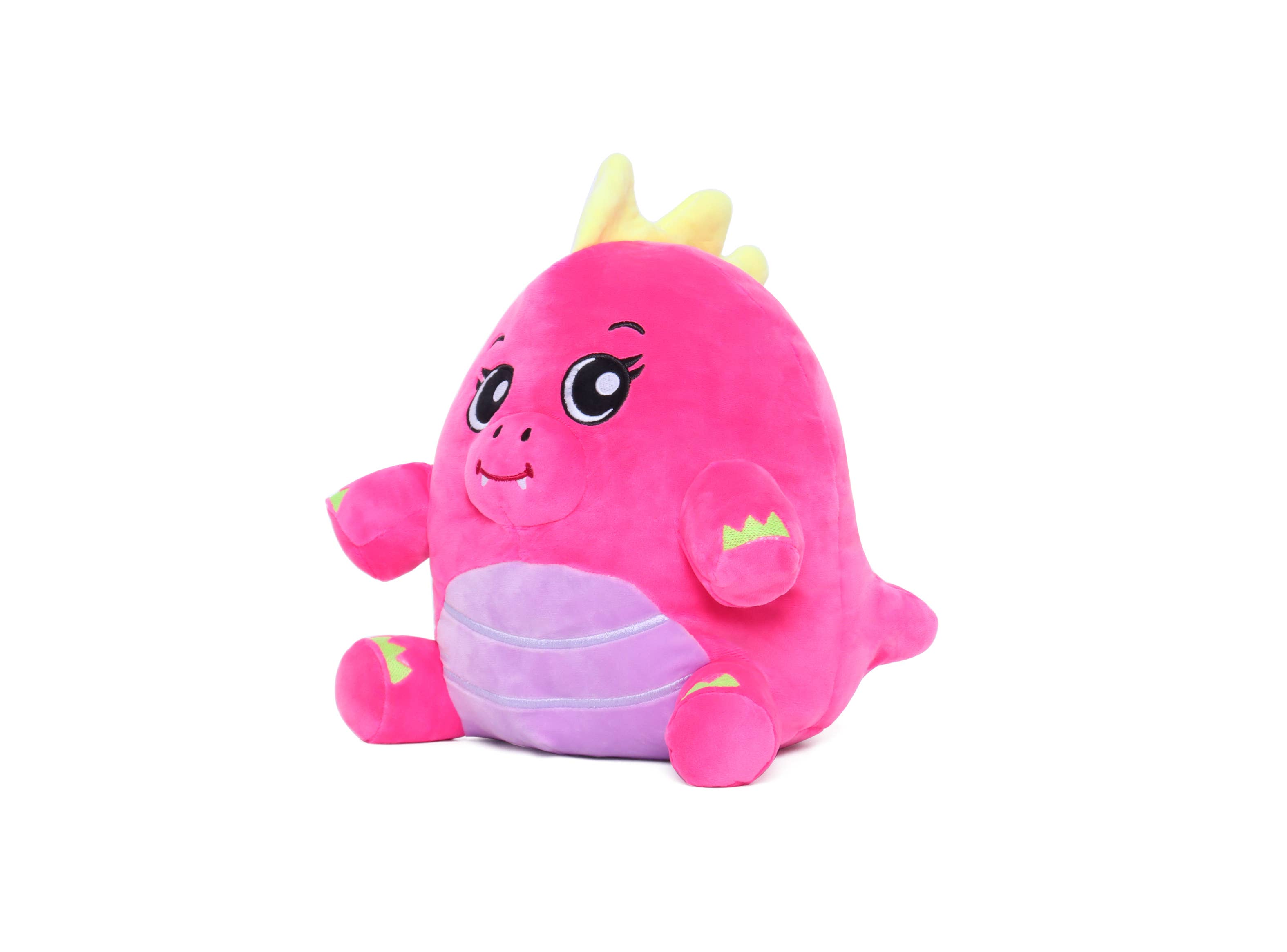World Roller Toys - Vente Peluche – enfant et bébé - Jouet en peluche super douce Dana le dinosaure Glow in the Dark de 7,5 pouces5