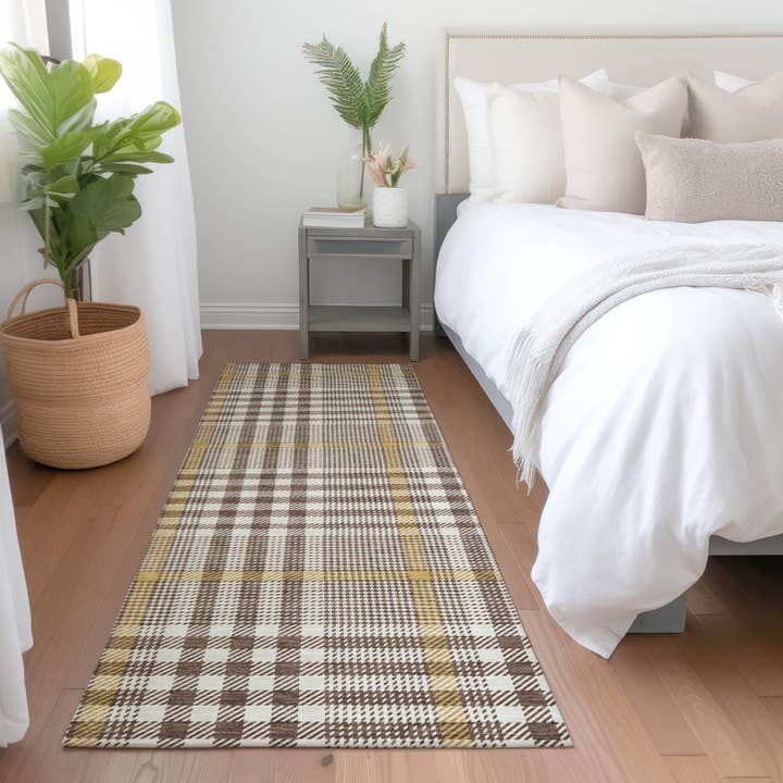 LOOMLAN - Wholesale Area Rug - Samira Brown Washable Indoor-Outdoor Rug14