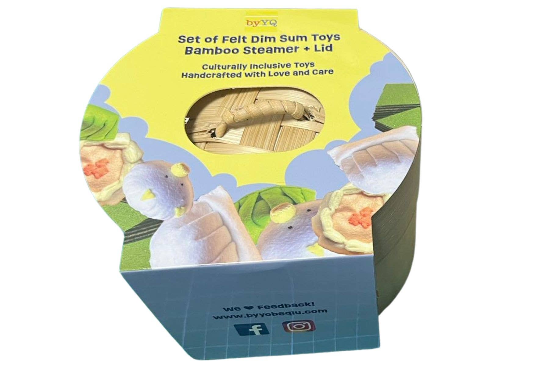 byYQ Kids (Cultural Toys: Learn, Play & Appreciate) – wholesale Toy set – Kids – Steamed Dumplings Felt Dim Sum Toy Set 1