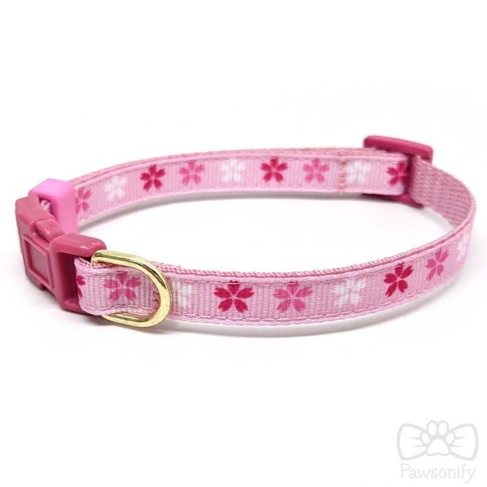 Pawsonify - Wholesale Pet Collar - Cat - Cherry Blossom Collar3