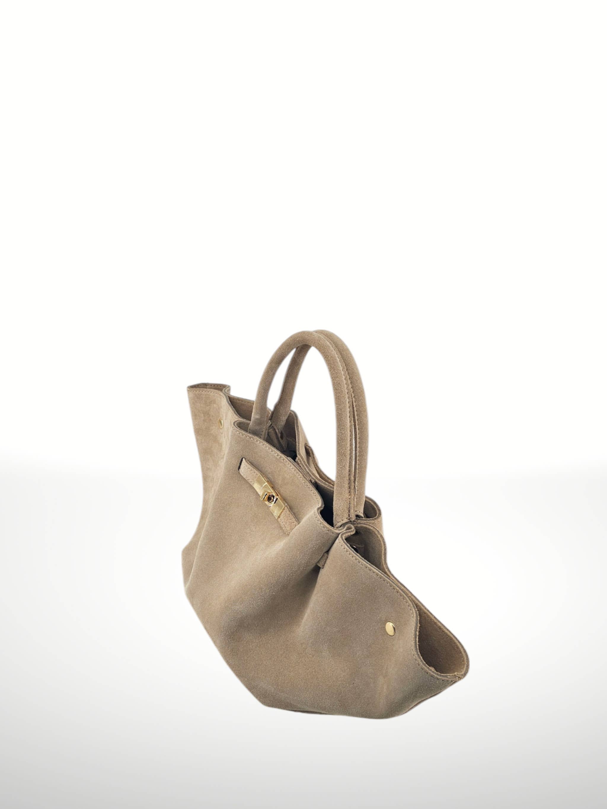 ITALIAN'S LEATHER – Großhandel Henkeltasche – Damen – Iklana Wildledertasche 2503088