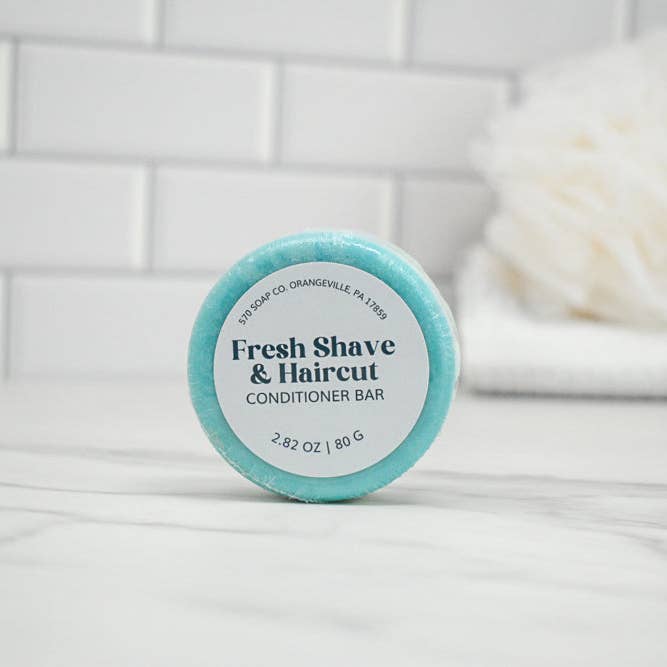 Fresh Shave & Haircut Conditioner Bar for All Hair Types for wholesale by 570 Soap Company