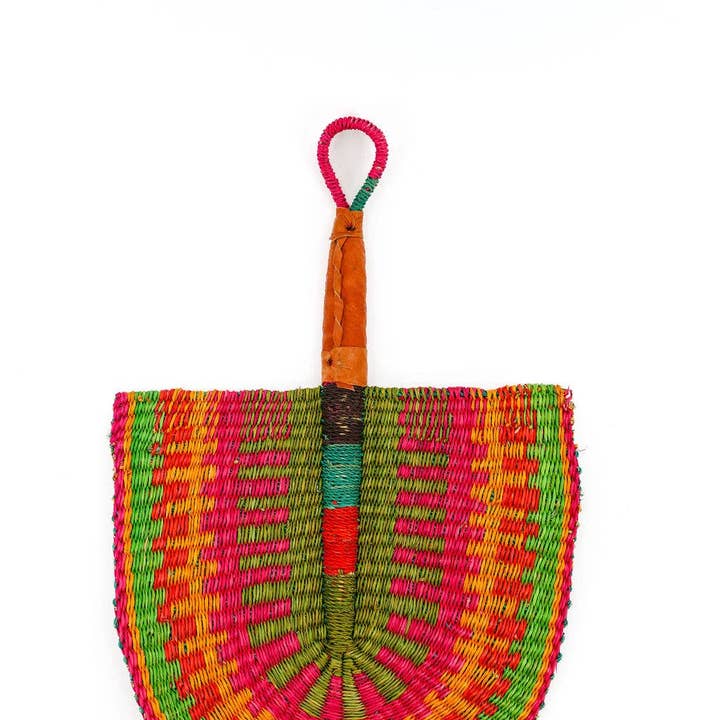 Gitzell FairTrade - Venta al por mayor Papel pintado 3D - Ventilador de Mano de Hierba2