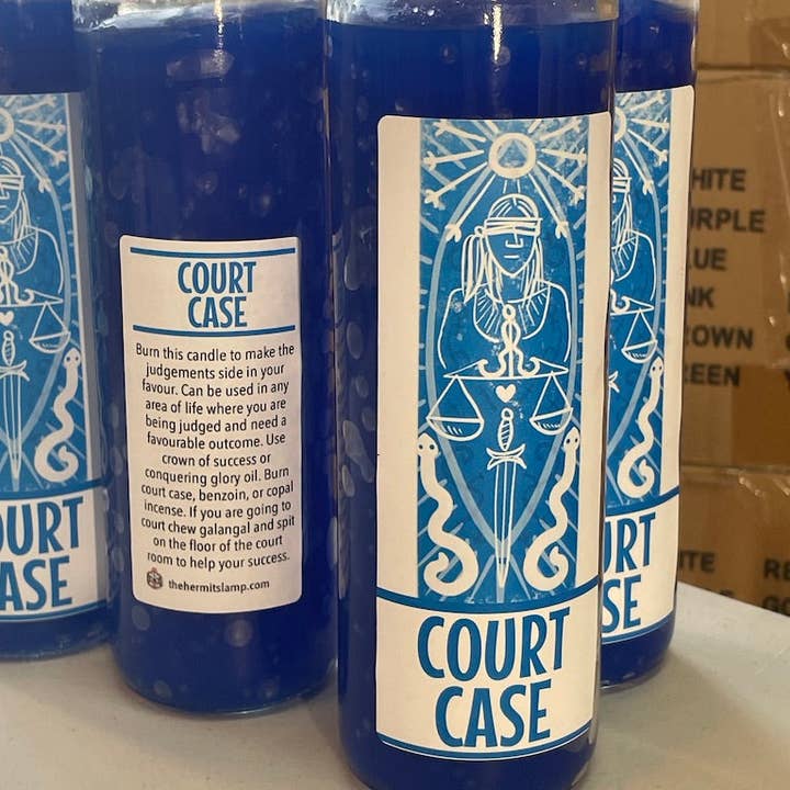 7 Day Candle - Court Case for wholesale by The Hermit's Lamp