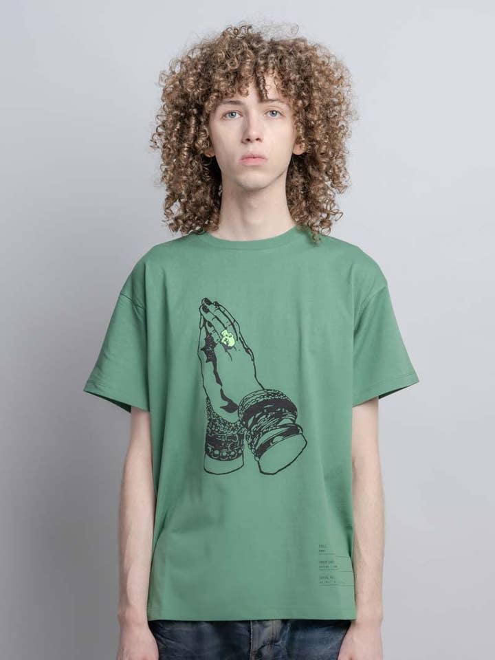 Prey Tee - Emerald for wholesale by Neon Denim Brand