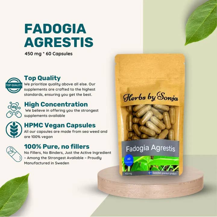 Herbs By Sonja - Natural health supplements - Wholesale Oral supplement/vitamin - Fadogia Agrestis 450mg – Wholesale Vitality & Performance1