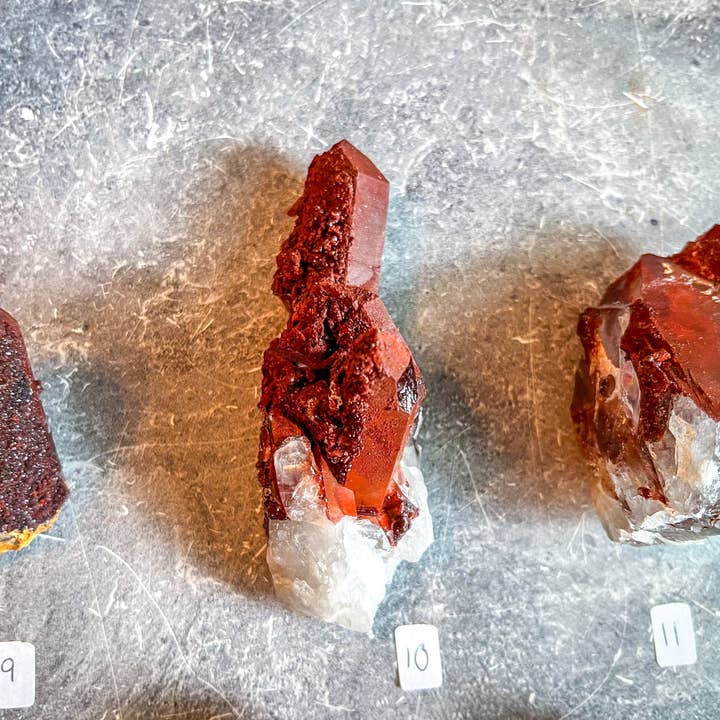 Mandala Gems – wholesale Spiritual stone/crystal – Raw Red Hematoid Quartz Clusters, You Choose Piece!