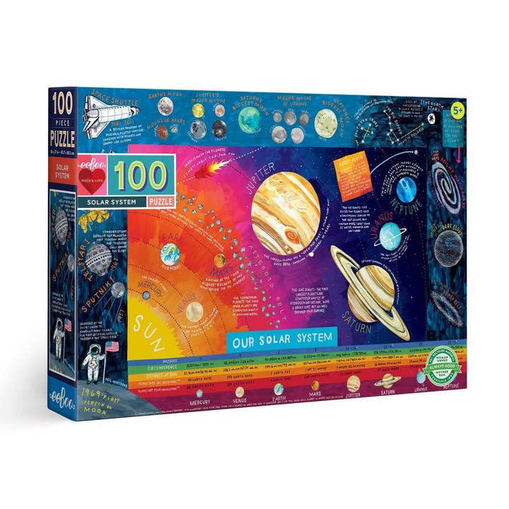 Solar System 100 Piece Puzzle for wholesale by eeBoo