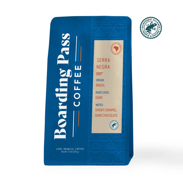 Serra Negra (Brazil) - Dark Roast for wholesale by Boarding Pass Coffee